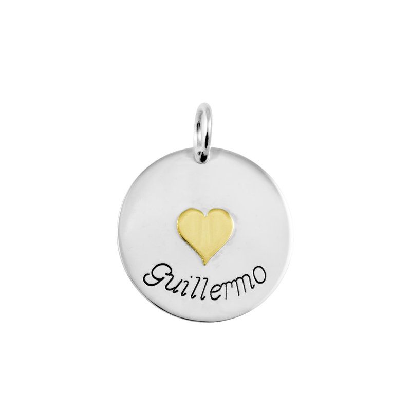 Colgante-gota-aplastada-fetiche-corazón