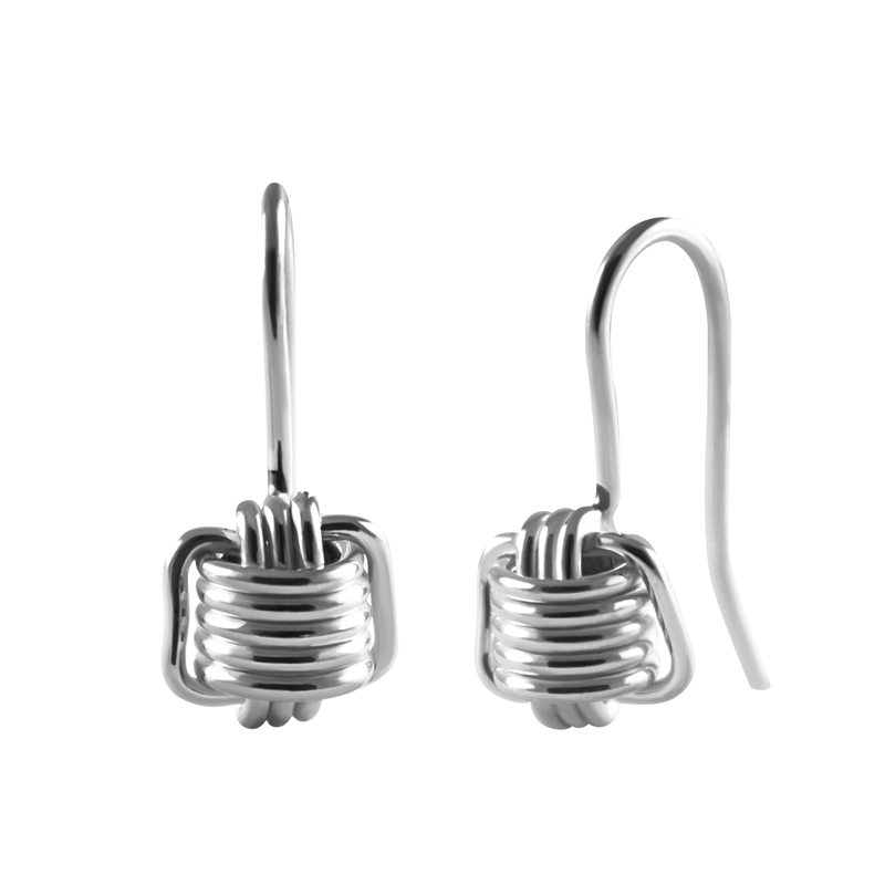 Pendientes de plata nudos Pendientes de plata nudos