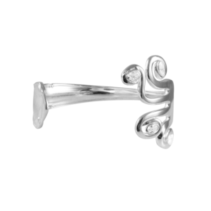 Pulsera tenedor con circonitas Pulsera tenedor con circonitas