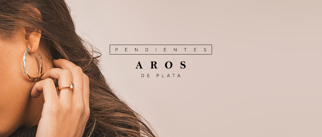 Pendientes aros de plata