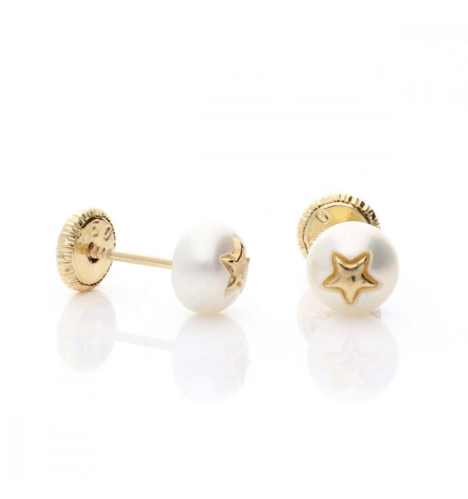 pendientes perlas