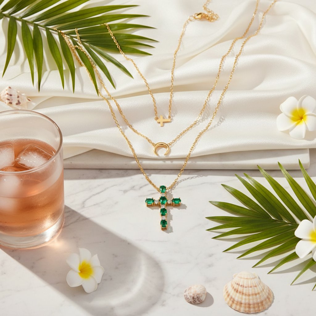 ¿Cómo combinar gargantillas y collares? Guía para crear looks en capas con estilo este verano 2026 - joyería | Joyería HAGO