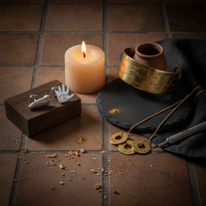 Grabado Láser vs. Grabado Artesanal: ¿Cuál Elegir para tu Joya Personalizada? - grabado láser joyas, grabado artesanal | Joyería HAGO