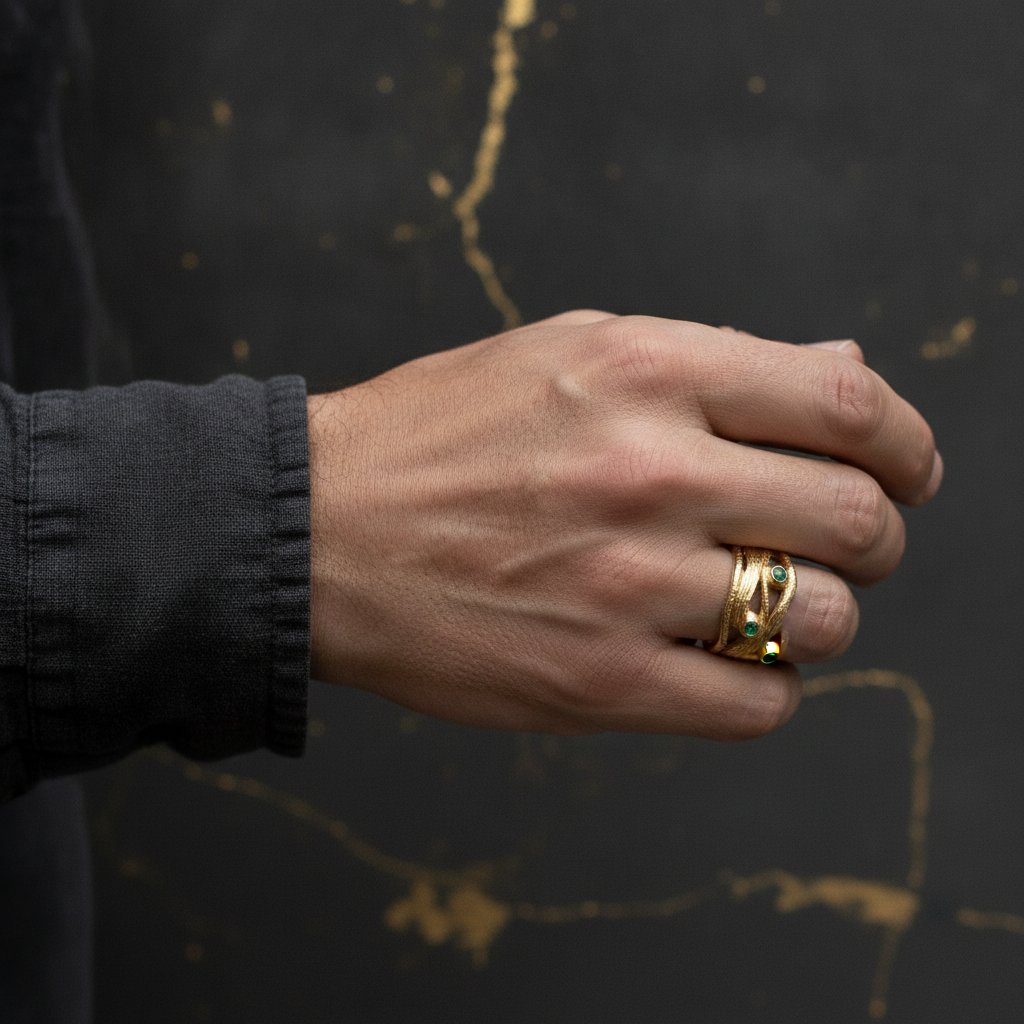 Anillo para Hombre vs. Colgante para Hombre: ¿Cuál Regalar para Impactar? - regalo joyas hombre, anillo hombre | Joyería HAGO